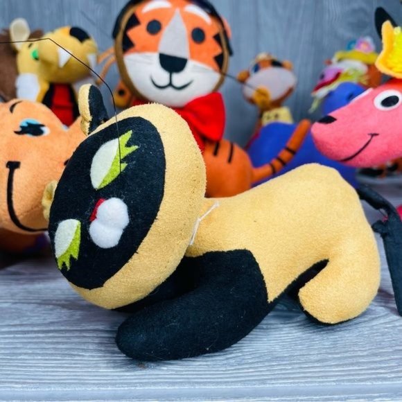 Dakin dream pets 15 animals stuffed animal plush cats , hippo , goat, dogs ,lion - Picture 13 of 15